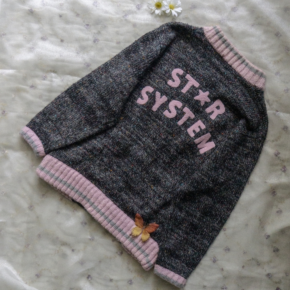 Star system oversized cardigan